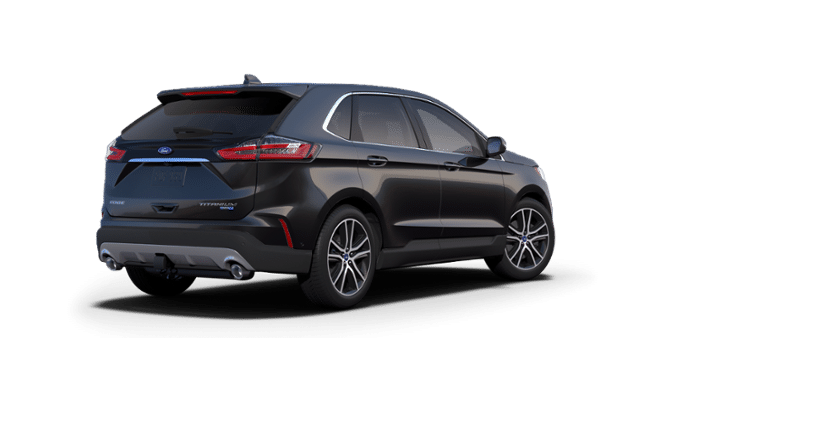 2019 Ford Edge Titanium Agate Black, Twin-scroll 2.0-l Ecoboost® Engine 